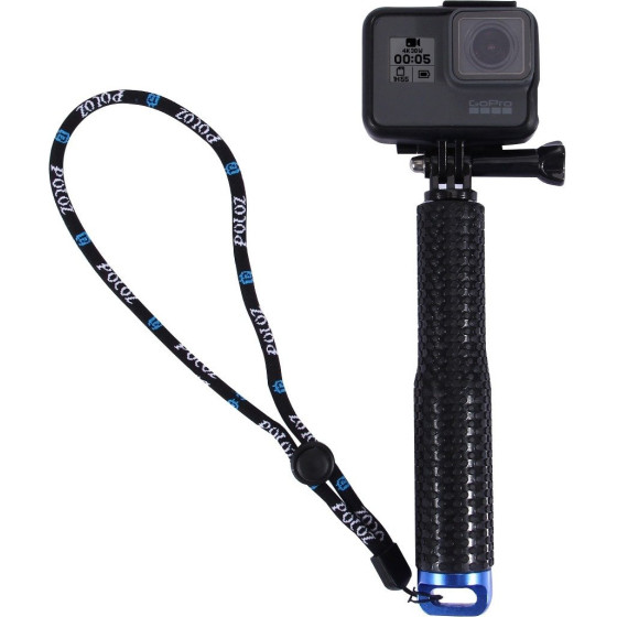 Puluz Selfie Stick For Sports Cameras (DJI, GoPro, Insta360)(black) - (PU150)