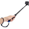 Puluz Selfie Stick For Sports Cameras (DJI, GoPro, Insta360)(black) - (PU150)