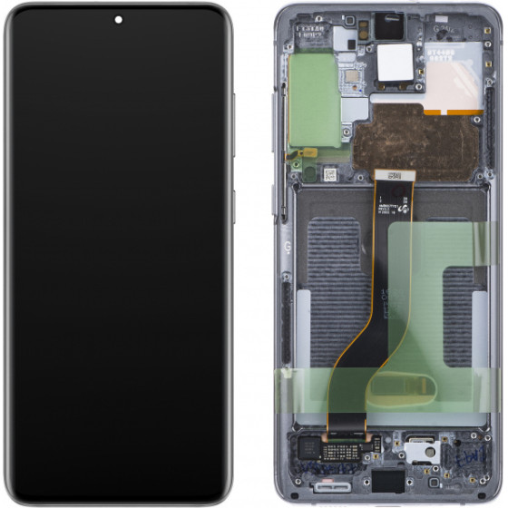 Samsung Lcd Display Module For Galaxy S20+ 5G G986 / S20+ G985, w/o Camera, Cosmic Grey - (GH82-31441E, GH82-31442E, GH82-31445E)