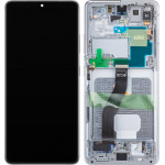 Samsung Lcd Display Module For Galaxy S21 Ultra 5G G998, w/o Camera, Silver - (GH82-26035B, GH82-26036B, GH82-26039B)