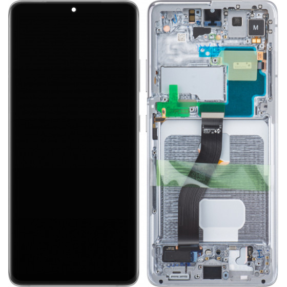 Samsung Lcd Display Module For Galaxy S21 Ultra 5G G998, w/o Camera, Silver - (GH82-26035B, GH82-26036B, GH82-26039B)