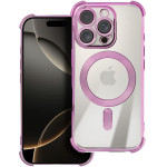 Case Antishock Electro For Iphone 17 Air Compatible With Magsafe Pink OEM