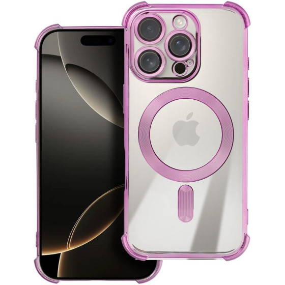 Case Antishock Electro For Iphone 17 Compatible With Magsafe Pink OEM