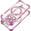 Case Antishock Electro For Iphone 17 Pro Compatible With Magsafe Pink OEM