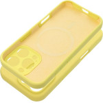 Case Silicone 2mm For Iphone 17 Air Compatible With Magsafe Lemon OEM