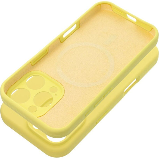 Case Silicone 2mm For Iphone 17 Air Compatible With Magsafe Lemon OEM