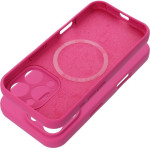 Case Silicone 2mm For Iphone 17 Air Compatible With Magsafe Pink OEM