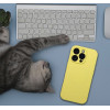 Case Silicone 2mm For Iphone 17 Compatible With Magsafe Lemon OEM