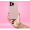Case Silicone 2mm For Iphone 17 Pro Max Compatible With Magsafe Sand Pink OEM