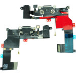 Charging Connector Flex Cable For Iphone 5S Black OEM