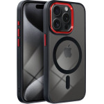 Color Edge Mag Cover Case Compatible With Magsafe For Iphone 17 Air Black Red OEM