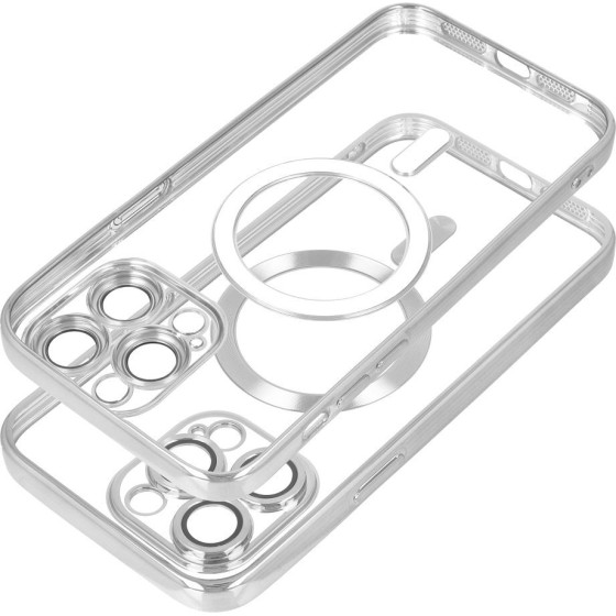 Electro Mag Cover Case Compatible With Magsafe For Iphone 17 Air Silver OEM