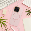 Frame Mag Cover Case Compatible With Magsafe For Iphone 17 Powder Pink OEM