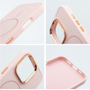 Frame Mag Cover Case Compatible With Magsafe For Iphone 17 Powder Pink OEM