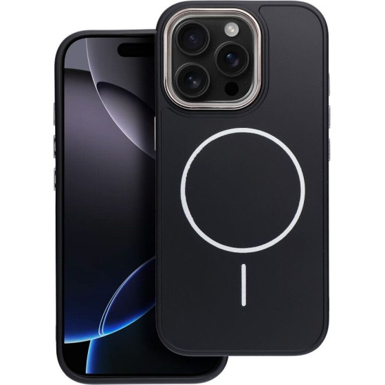 Frame Mag Cover Case Compatible With Magsafe For Iphone 17 Pro Max Black OEM