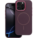 Frame Mag Cover Case Compatible With Magsafe For Iphone 17 Pro Purple OEM
