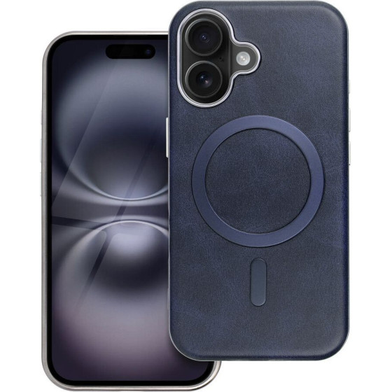 Gentleman Mag Cover Case Compatible With Magsafe For Iphone 17 Navy Blue OEM
