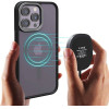 X-One Dropguard Magnetic Case Air (Magsafe compatible) - For Apple Iphone 15 Plus black