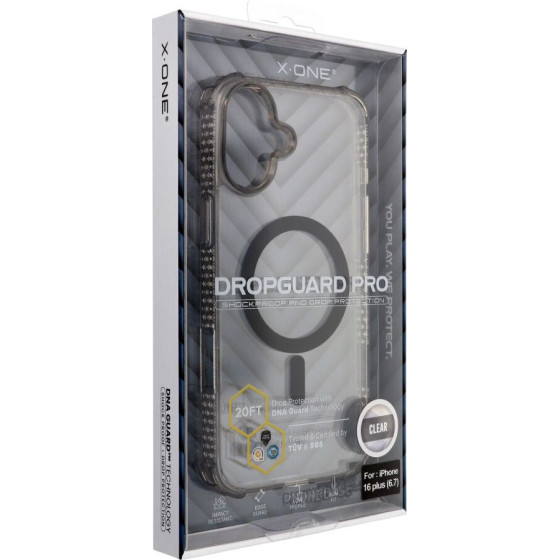 X-One Dropguard Magnetic Case Pro (Magsafe compatible) - For Apple Iphone 16 Plus black