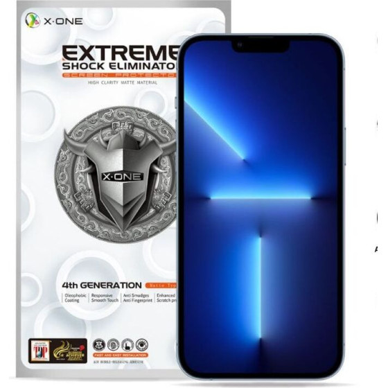 X-One Extreme Shock Eliminator 4th gen. (Matte Series) - For Iphone 13 Pro Max/14 Plus