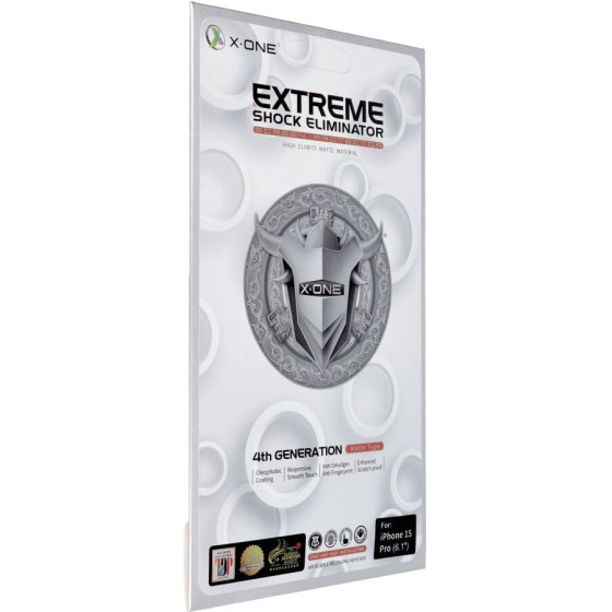 X-One Extreme Shock Eliminator 4th gen. (Matte Series) - For Iphone 15 Pro