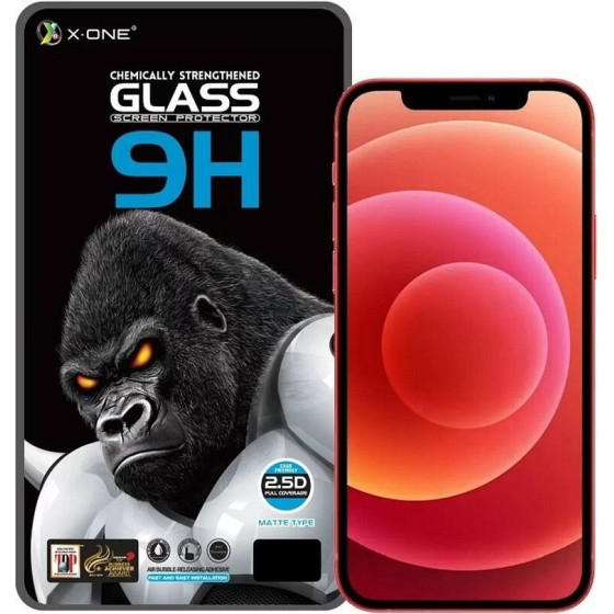 X-One Full Cover Extra Strong Matte - For Iphone 14 Pro Tempered Glass 9H