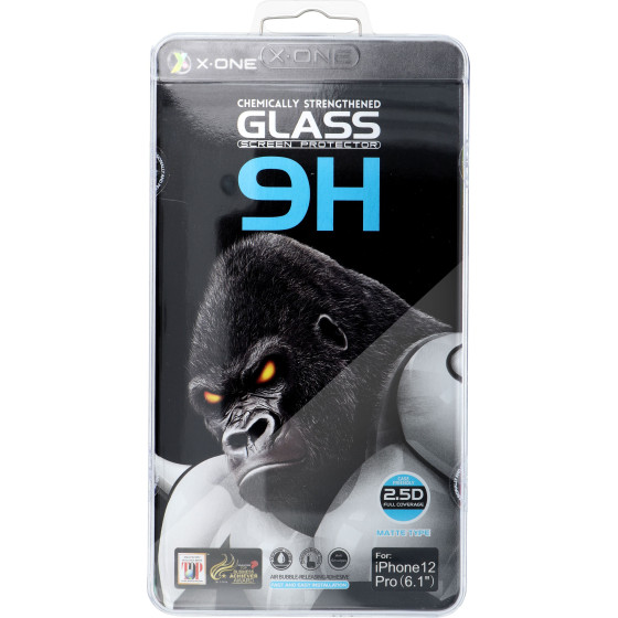 X-One Full Cover Extra Strong Matte - For Iphone 15 Pro Tempered Glass 9H
