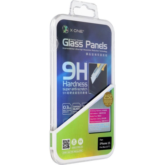 X-One Tempered Glass - For Iphone 15 Pro Max