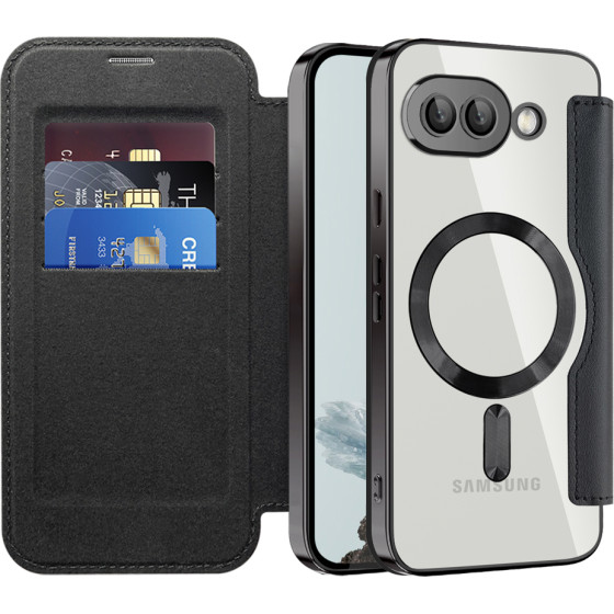 Techsuit - Smartmag Book Case - Google Pixel 9a - Black