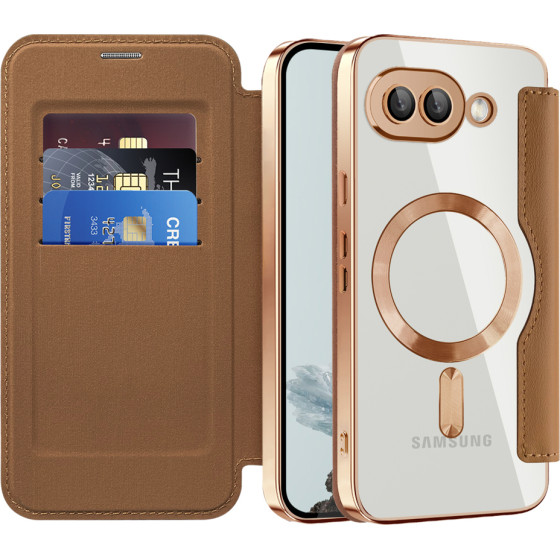 Techsuit - Smartmag Book Case - Google Pixel 9a - Brown