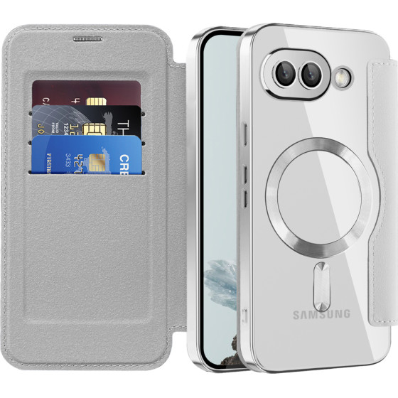 Techsuit - Smartmag Book Case - Google Pixel 9a - Gray