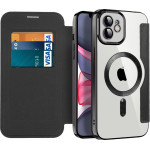 Techsuit - Smartmag Book Case - Iphone 11 - Black