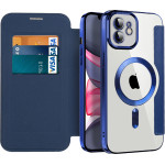Techsuit - Smartmag Book Case - Iphone 11 - Blue