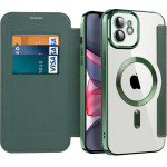 Techsuit - Smartmag Book Case - Iphone 11 - Green