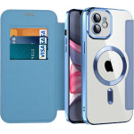 Techsuit - Smartmag Book Case - Iphone 11 - Light Blue