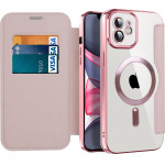Techsuit - Smartmag Book Case - Iphone 11 - Pink