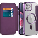 Techsuit - Smartmag Book Case - Iphone 11 - Purple