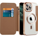 Techsuit - Smartmag Book Case - Iphone 11 Pro Max - Brown