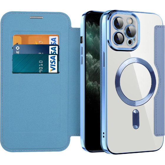 Techsuit - Smartmag Book Case - Iphone 11 Pro Max - Light Blue