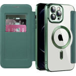 Techsuit - Smartmag Book Case - Iphone 12 Pro Max - Green