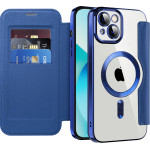 Techsuit - Smartmag Book Case - Iphone 13 - Blue