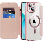 Techsuit - Smartmag Book Case - Iphone 13 - Pink