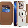Techsuit - Smartmag Book Case - Iphone 13 Pro - Brown