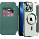 Techsuit - Smartmag Book Case - Iphone 13 Pro - Green