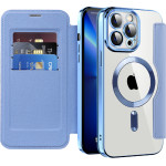 Techsuit - Smartmag Book Case - Iphone 13 Pro Max - Light Blue