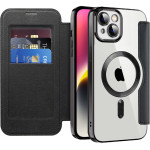 Techsuit - Smartmag Book Case - Iphone 14 Plus - Black