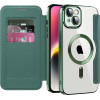 Techsuit - Smartmag Book Case - Iphone 14 Plus - Green