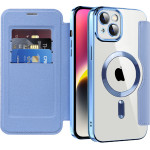 Techsuit - Smartmag Book Case - Iphone 14 Plus - Light Blue