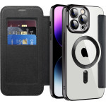 Techsuit - Smartmag Book Case - Iphone 14 Pro Max - Black