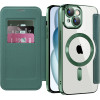 Techsuit - Smartmag Book Case - Iphone 15 - Green
